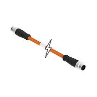 Molex 1201080307 Sensor Cables / Actuator Cables MIC 4P M/MP ST/ST D-CODED 15M ORG TPE