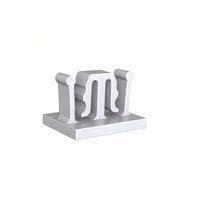 Essentra Components OFHB2-4A1-RT-19 Fiber Holder Fiber Holder,Adh Mnt,Nat,4x2MM Hold