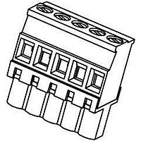 Molex 39533-2020 Pluggable Terminal Blocks 5.08MM EURO PLUG VER G VERT RWE BLK 20CKT