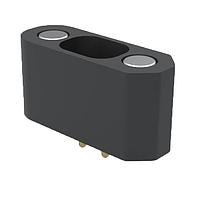 Mill-Max 879-20-002-10-011000 Headers 4mm Magnetic Spring-Loaded Target Conn 2 Pin Shrouded Through-Hole Soldertail