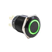 E-Switch PV4F2Y011-331 Anti-Vandal ANTI-VANDAL, 2A 24VDC, DPST-NO/NC Off-(On), On-(Off), Panel Mount, Front Solder