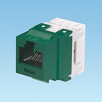 Panduit NK688MGR Modular NK Cat 6 punchdown jack module - Green