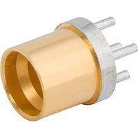 Amphenol SV Microwave 1211-40114 PCB Connectors SMP Male PCB Thru-Hole Connector (Pre-Tinned), SB