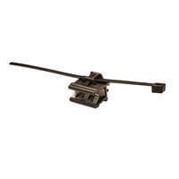 Essentra Components 550259 Cable Ties with Mounts Edge Mount Cable Tie, 7.87 in Long, 50 Lb Tie, Black