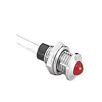 Bulgin DX1118/RD Indicators Chrome Pltd Bezel Red Indicator