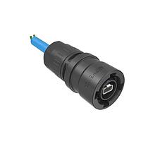 Amphenol Commercial Products MSPEC6P2BE010 Ethernet Cables / Networking Cables SPE IP67 ASSY