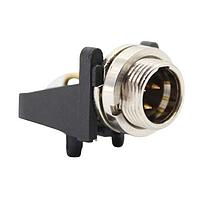 Io Audio Technologies IO-TXLR3-M-PH XLR Connectors 3-Pin Tiny XLR Chassis Connector w/Slotted Round Nut, Horizontal PCB, Female