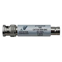 Crystek Corporation CATTEN-06R0-BNC Connectorized Attenuators DC-1GHz Atten. 6dB BNC 50 Ohm 2 watts