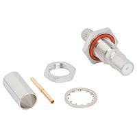 Amphenol RF 134106 Connectors STR Crimp JK RG-58 LMR-195, 50 Ohm