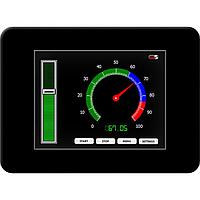 4D Systems gen4-uLCD-32DCT-CLB Capacitive 3.2", 240x320 pixels, slim Intelligent Display Module with embedded DIABLO16 processor and Capacitive Touch Cover Lens Bezel