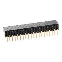 Harwin M50-3202045 Socket Assembly 20+20 DIL GOLD HORIZONTAL SOCKET