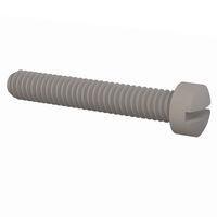 Essentra Components 010832F100 Machine Screw Fillister Slottted Screw, #8-32 Thread, 1 Lg