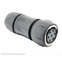 Eaton Souriau-Sunbank UTGX6JC14E7S Plugs Plug, with cable gland backshell, with 7 female solder contacts, IP68/69K in unmated conditions