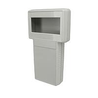 Bud Industries HH-3421-BC Hand Held Grabber Style B Plastic Box, LCD Cutout Battery Comp (9.3 X 5.2 X 1.7 In)