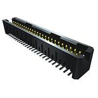 Samtec TFML-127-01-STL-D-RA Headers & Wire Housings Tiger Eye High-Reliability Locking Terminal Strip, 0.050" Pitch