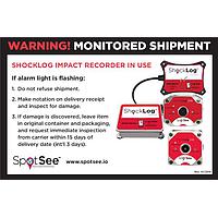 SpotSee 26123 ShockLog ShockLog Companion Labels (200 labels/roll)