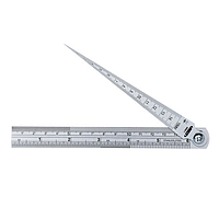 INSIZE 4829-1 Taper Gage And Steel Ruler Set (0.8-15mm/ 150mm/6")