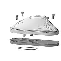 HUBER+SUHNER 9091.99.0189 Adapter Plate 12 mm adapter plate antenna