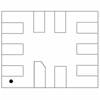 Vishay Siliconix DG2750DN1-T1-GE4 Analog Switch ICs Dual SPDT 0.45ohm mQFN-10L