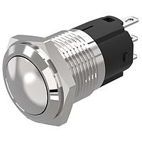 EAO 82-4171.1000 Anti-Vandal 82-4171.1000.pushbutton.momentary.16 mm.stainless steel.flush/convex.no LED.no colour.no LED.soldering terminal
