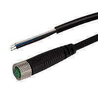 Stewart Connector BC-M8FA4AP01030M Sensor Cables / Actuator Cables M8 A-Code Cable Assembly M8 A-Code Female to Pigtail 3m IP68