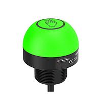 Banner Engineering K50PTVAMGRY3 Programmable Multicolor RGB Indicator K50 Pro Touch Series: 3-Color RGB Touch Sensor with Vibration Feedback; 12-30 V dc; Polycarbonate; IP67 IP69K; Bimodal, NO, Momentary; Multicolor; 2 m (6 ft) Integral Cable