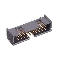 AMP Connectors - TE Connectivity 1888193-4 Shrouded A/L LOW PRO HDR 20P VERT HT/POL PEG