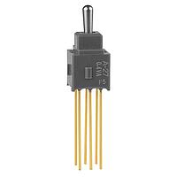 NKK Switches A27JW Process Sealed Subminiature Toggles ON-ON-(ON) .248 BAT EXTENDED PC .4VA