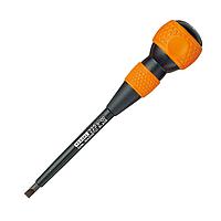 Vessel 225 -6 X 100 Ball-Grip Screwdriver (With covered shank)