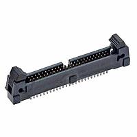 Harwin M50-3552542 Shrouded 25+25 IDC VRT PCTAIL LATCH HEADER, MALE