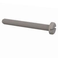 Essentra Components 010632P125 Pan Slotted Pan Slotted Screw, #6-32 Thread, 1 1/4 Lg