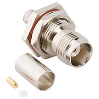 Amphenol RF 031-6828 Connectors TNC Strt Crmp Jk for LMR-240 Blkhd 50 Oh