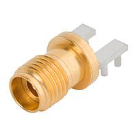 Amphenol SV Microwave 1521-00002-TD PCB Connectors 2.92mm F Edge Launch Conn, 4 Legs, TinDi