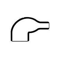 Raychem - TE Connectivity 222A163-3/86-0 Boot, 90 Deg HS-BOOT