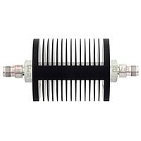 Fairview SA8TFTF25W-50  50 dB Fixed Attenuator TNC Female To TNC Female Up To 6 GHz Rated To 25 Watts With Black Aluminum Heatsink Body