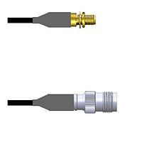 Amphenol Custom Cable Q-3204R000M060i RF Cable Assemblies SMA-SJB/TNC-SJ LMR24 60I