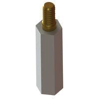 Essentra Components HSM3-6.4-32-2 Hex Standoff,Thrd Fem/ML,Wht,32MM Spc