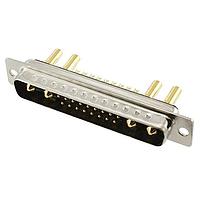 NorComp 680S21WA4PL201 Mixed Contact D-Sub Connectors IP67 POWER-D 21WA4P 20A MALE SOLDER