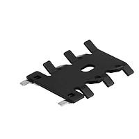 Same Sky (formerly CUI Devices) HSS27-B20-P43 Component heat sink, stamping, TO-218/TO-220, 30.3 x 22.2 x 5.35 mm, solder pin