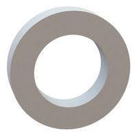 Essentra Components 17W01814 Flat Washer Flat Washer, .115 ID, .188 OD, .040 Thick, Natural, Nylon