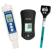 PCE PH 16-TUM 20-CM 41-KIT Salt Water Swimming Pool pH Meter Kit (0~14 pH; 0~1000 NTU; 0~2000 µS/cm)