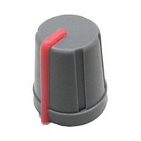 Eagle Plastic Devices 450-1518 Knobs & Dials SOFT TCH T18 SH GY/RD