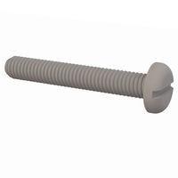 Essentra Components 50M060100N040 Pan Slotted Pan Slotted Screw, M6 X 1 Thread, 40mm Lg