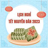 THÔNG BÁO: Lịch nghỉ Tết Nguyên đán 2023