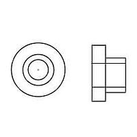 Aavid 7721-15NG Insulating Washer Nylon Shoulder Washer, 5.59/6.10mm OD, 2.90/2.95mm Inner Diameter, 1.73/1.91mm