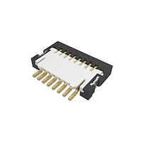 Amphenol FCI 59453-082110EDHLF Board Mount 0.50mm Flex Connectors, FPC/FFC Side Entry ZIF Connector, Surface Mount, 8 Positions, Top Contact, 0.50mm (0.020in) Pitch.