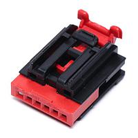 AMP Connectors - TE Connectivity 1456985-4 Connector Housing 1X6 Fem unsealed LP assy Key C w/CPA