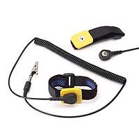 Desco S0102-06 Adjustable Wrist Band ADJUSTABLE WRIST STRAP VELCRO, WITH 6' COIL CORD + AN ALLIGATOR CLIP, 1/8
