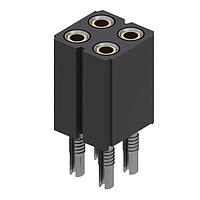 Mill-Max 803-43-006-61-001000 Headers & Wire Housings 6P 4.5A PRESSFIT SKT 2R SOLDERLESS TH