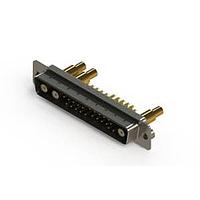 EDAC 627-25W3222-7TA Mixed Contact D-Sub Connectors Vertical Combo Dsub